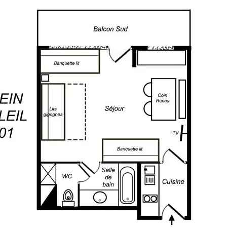 Lumineux Avec Balcon Sud, Skis Aux Pieds, Proche Commerces, Pour 4 Personnes - Fr-1-182-11 * Meribel